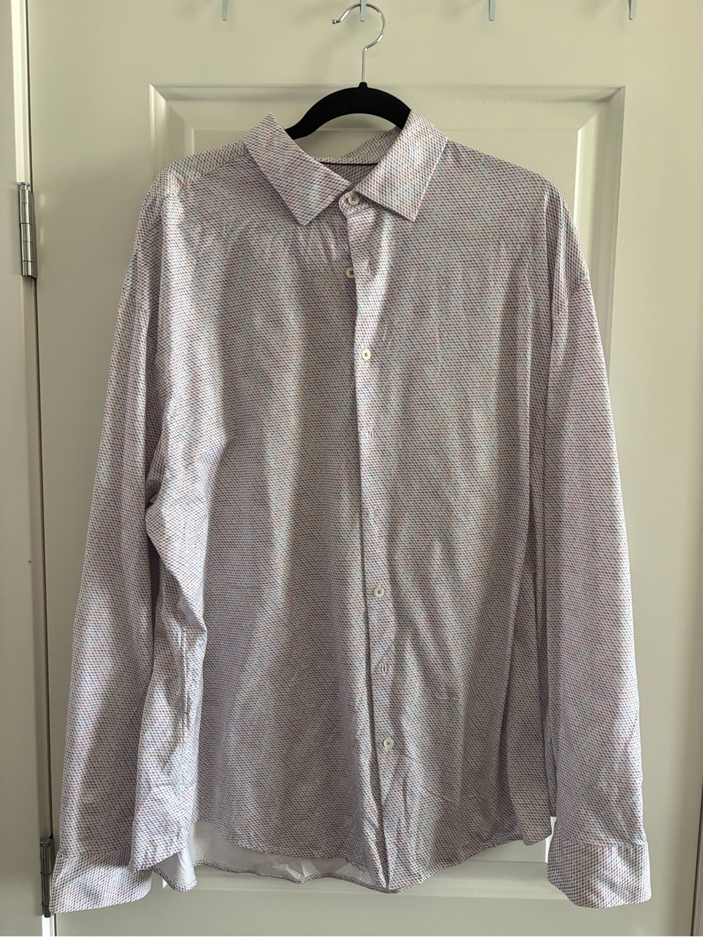 Bugatchi Men's Long Sleeve Button-Up